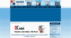 Desktop Screenshot of oknozl.cz