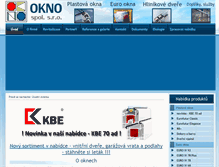 Tablet Screenshot of oknozl.cz